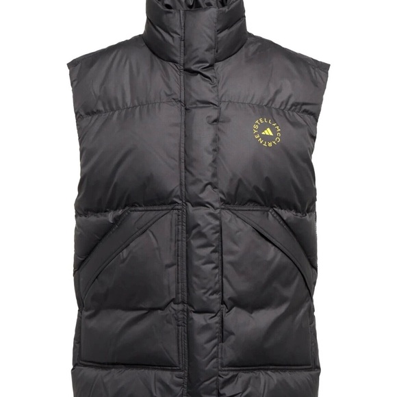 Adidas by Stella McCartney Jackets & Blazers - Adidas by Stella McCartney Black Puffer Vest